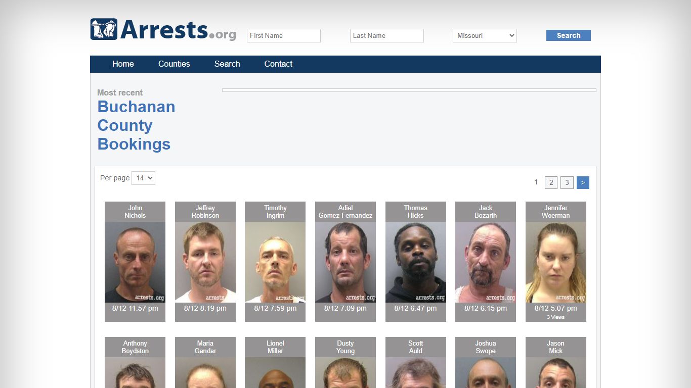 Buchanan County Arrests and Inmate Search